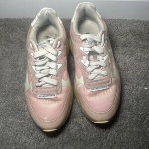 Alexander Wang AWNYC Stadium Sneaker Pink Seude size 35.5